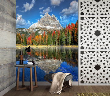 3D Forest Lake 1459 Marco Carmassi Wall Mural Wall Murals