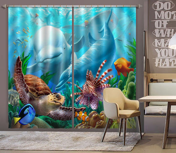 3D Seavilians 046 Jerry LoFaro Curtain Curtains Drapes Curtains AJ Creativity Home 