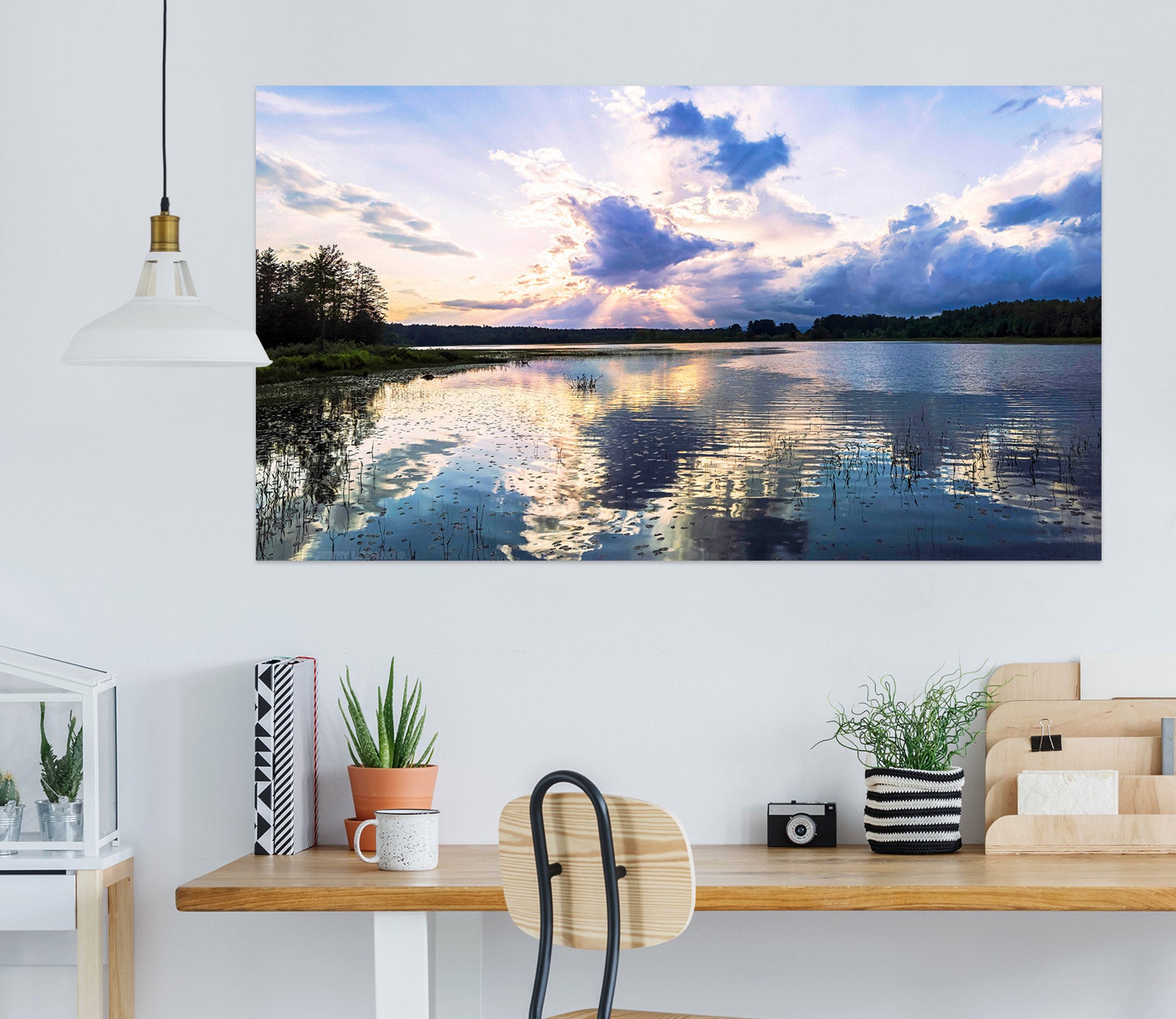 3D Reflecting Sunset 85180 Jerry LoFaro Wall Sticker