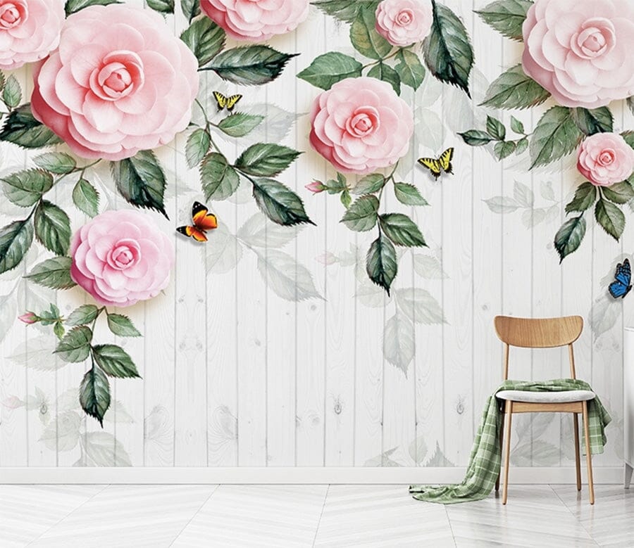 3D Flowers In Bloom WG310 Wall Murals Wallpaper AJ Wallpaper 2 