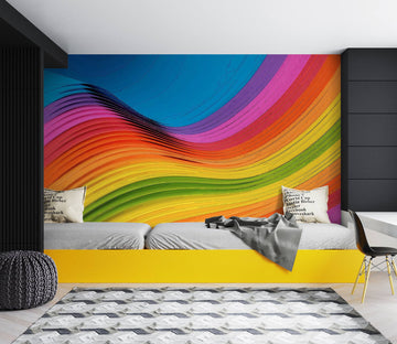 3D Rainbow Pattern 9169 Alius Herb Wall Mural Wall Murals