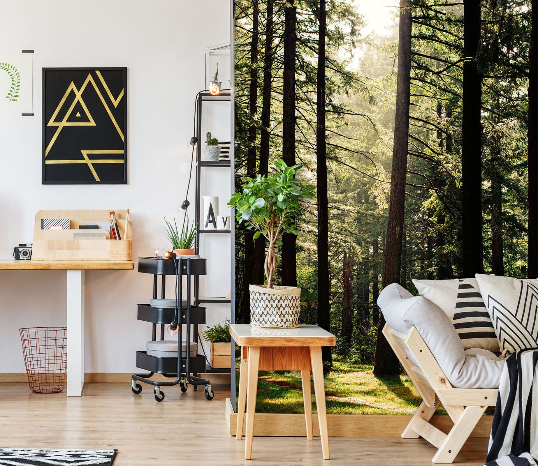 3D Forest 58105 Wall Murals