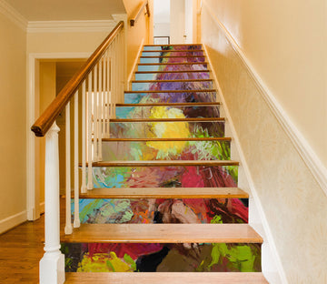 3D Oil Painting Color Texture 90182 Allan P. Friedlander Stair Risers