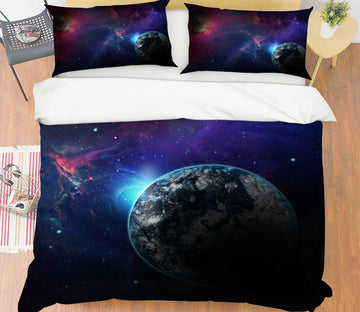 3D Starry Planet 19191 Bed Pillowcases Quilt