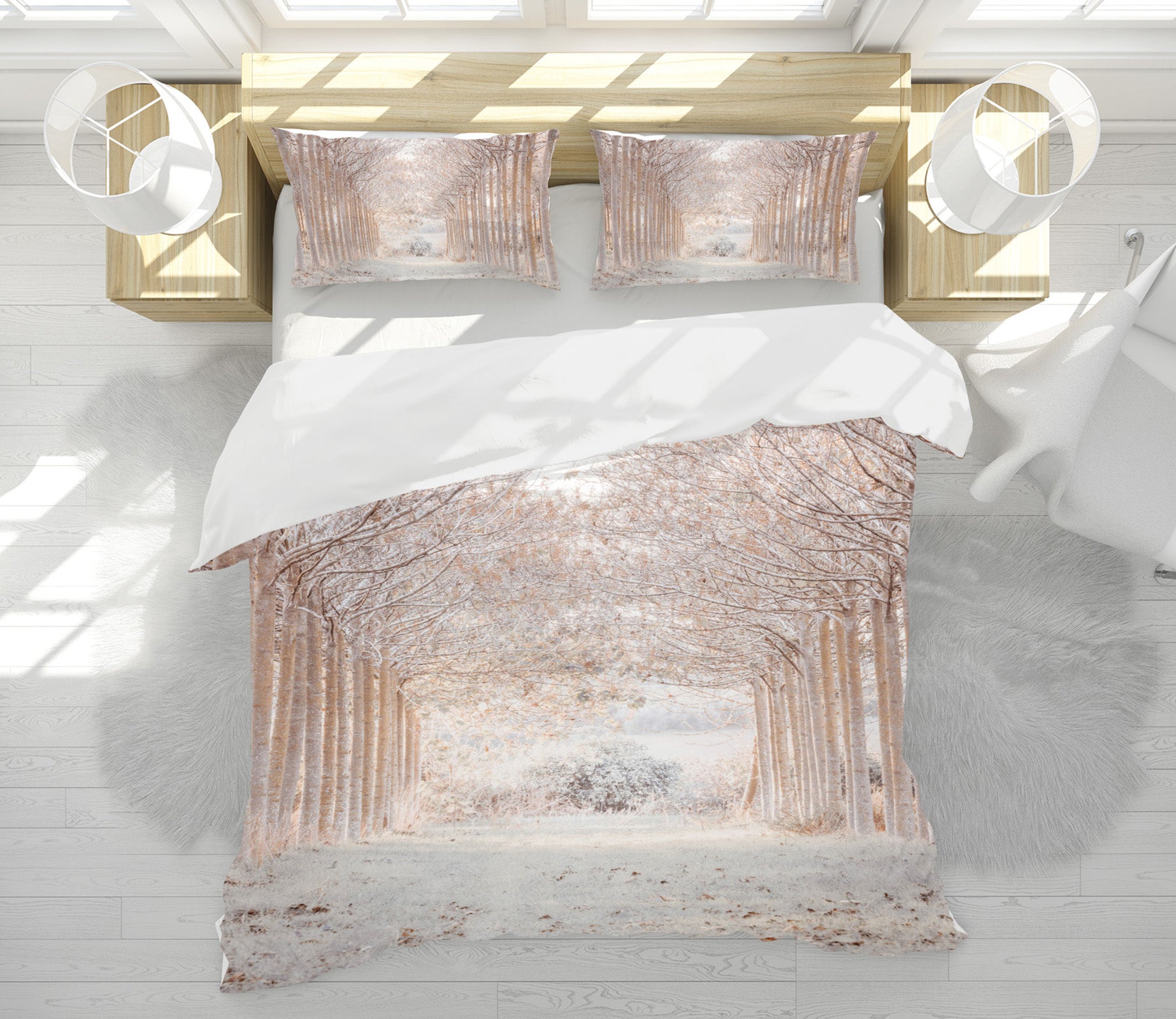 3D Snowflake Forest 7136 Assaf Frank Bedding Bed Pillowcases Quilt Cover Duvet Cover