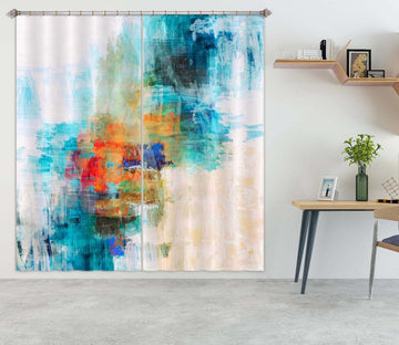 3D Blue Sea 205 Michael Tienhaara Curtain Curtains Drapes Curtains AJ Creativity Home 