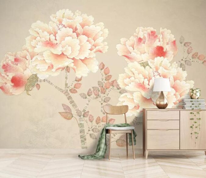 3D Rich Peony 2132 Wall Murals Wallpaper AJ Wallpaper 2 