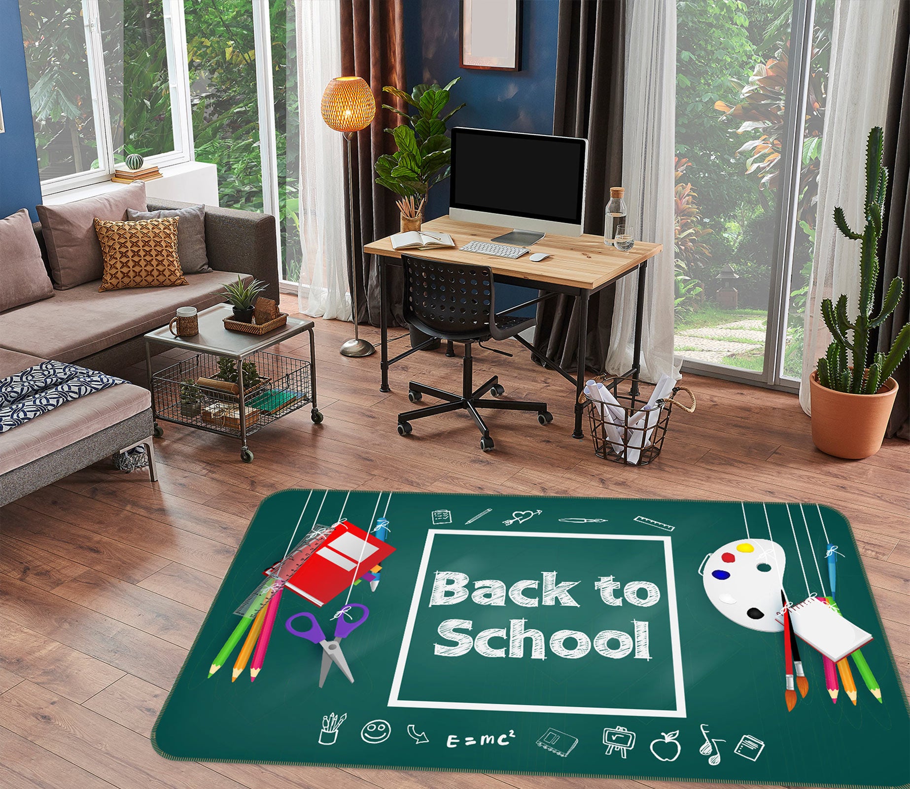 3D Brush 77209 Non Slip Rug Mat