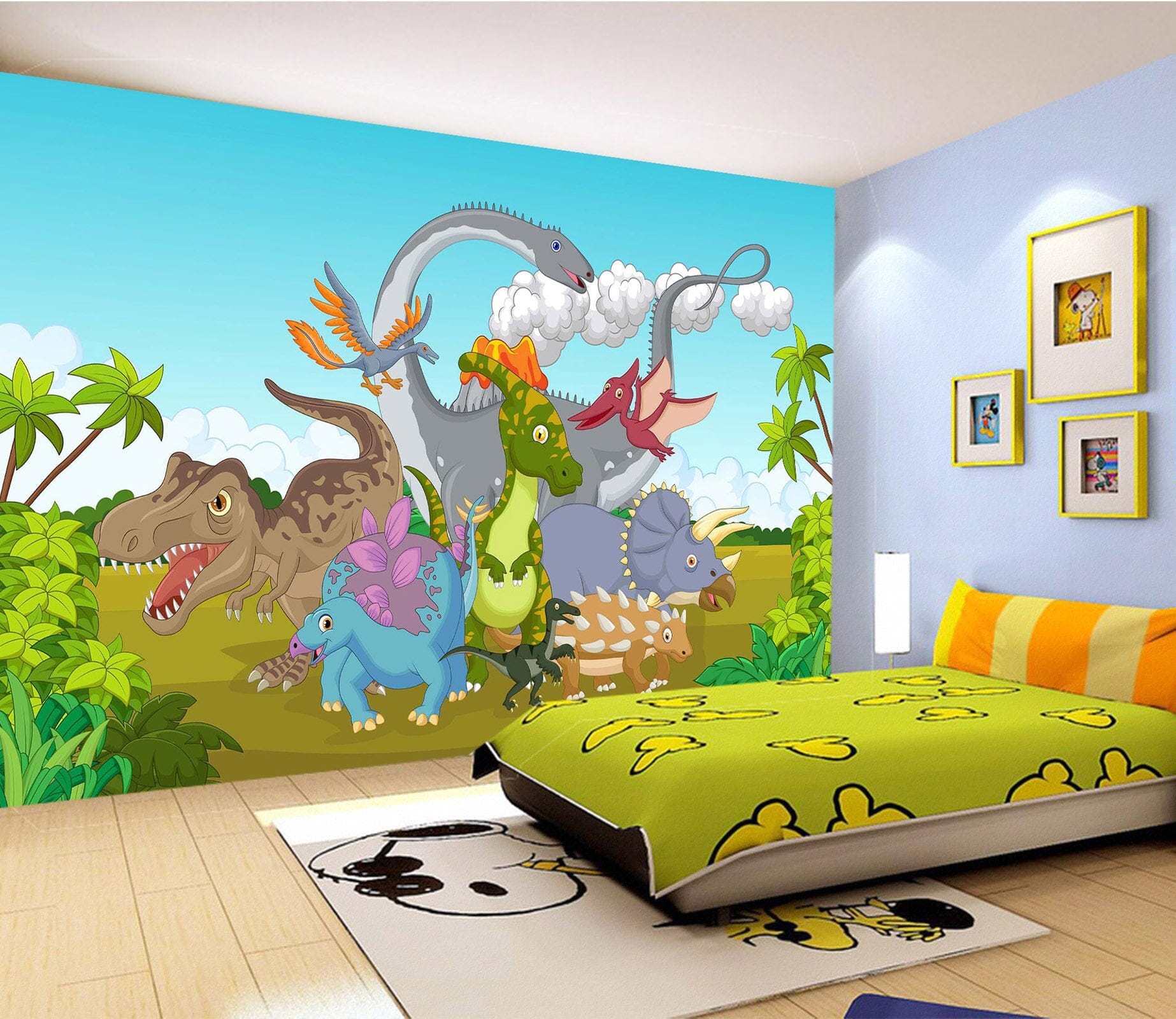 3D Cute Animal 2058 Wall Murals Wallpaper AJ Wallpaper 2 