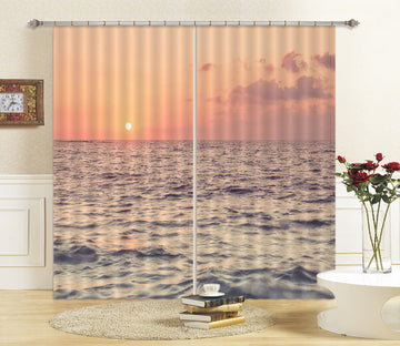 3D Evening Sea 046 Assaf Frank Curtain Curtains Drapes