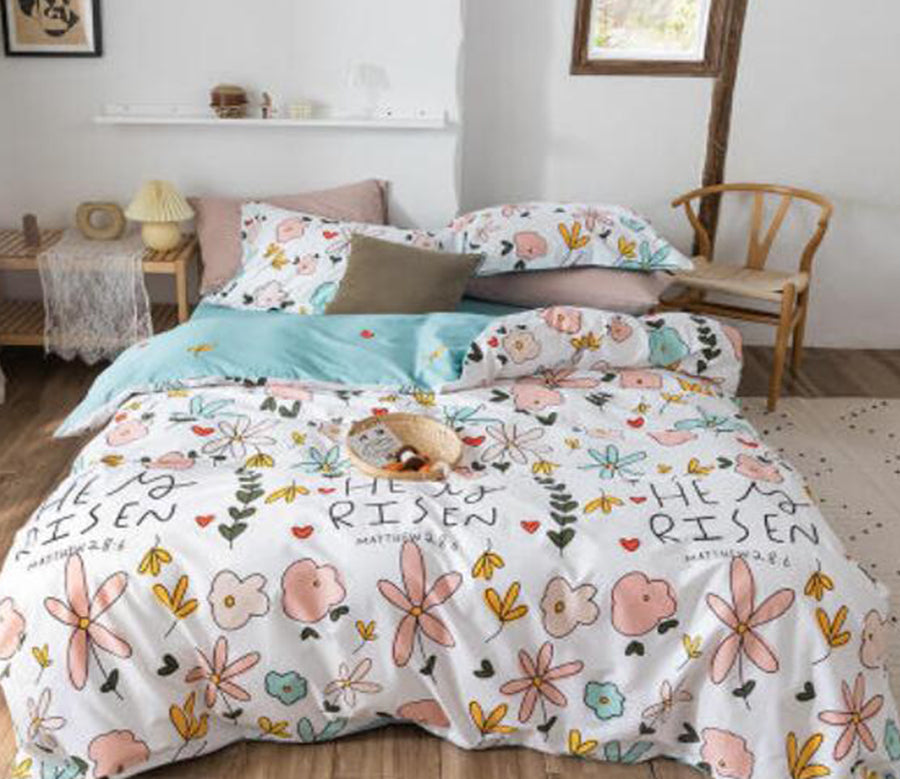 3D Abstract Flowers 13183 Bed Pillowcases Quilt