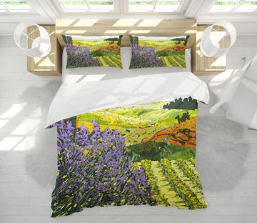 3D Lavender Field 2119 Allan P. Friedlander Bedding Bed Pillowcases Quilt Quiet Covers AJ Creativity Home 