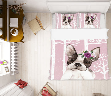3D Bulldog 18125 Uta Naumann Bedding Bed Pillowcases Quilt
