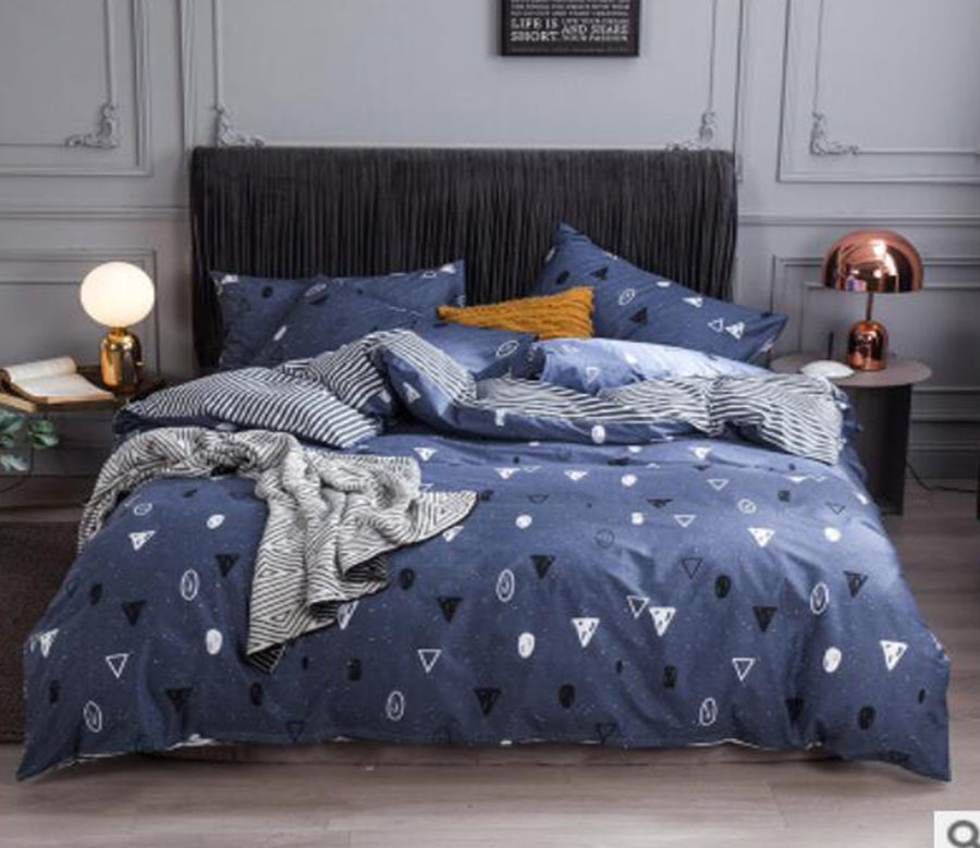 3D Triangle 14225 Bed Pillowcases Quilt