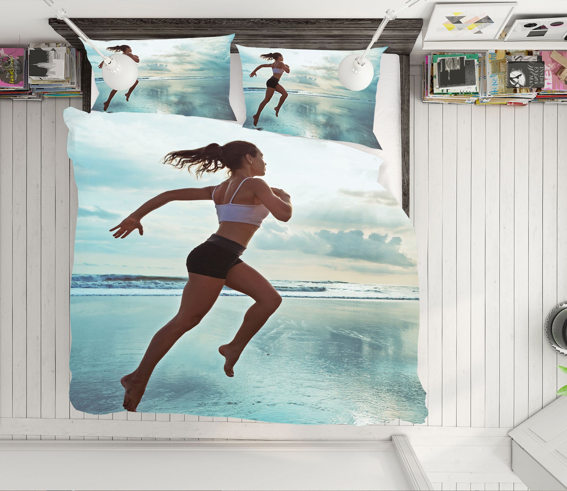 3D Jump 14117 Bed Pillowcases Quilt
