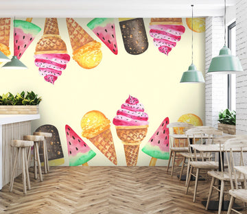 3D Watermelon Ice Cream 276 Wallpaper AJ Wallpaper 2 