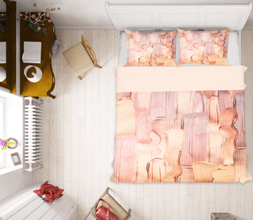 3D Pink Paint 015 Uta Naumann Bedding Bed Pillowcases Quilt