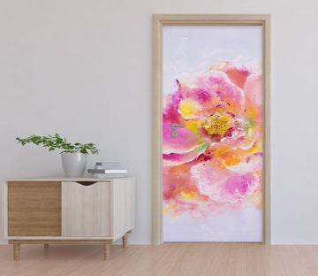 3D Pink Flower 3260 Skromova Marina Door Mural