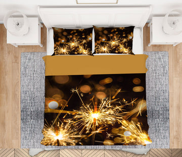 3D Fireworks 14018 Bed Pillowcases Quilt