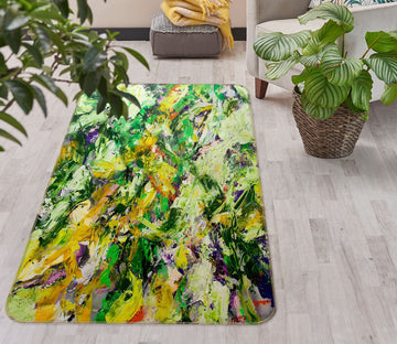 3D Color Summer 3021 Allan P. Friedlander Rug Non Slip Rug Mat Mat AJ Creativity Home 