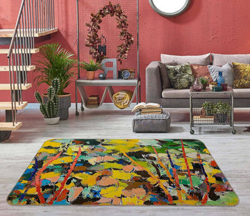 3D Color Graffiti 1022 Allan P. Friedlander Rug Non Slip Rug Mat Mat AJ Creativity Home 