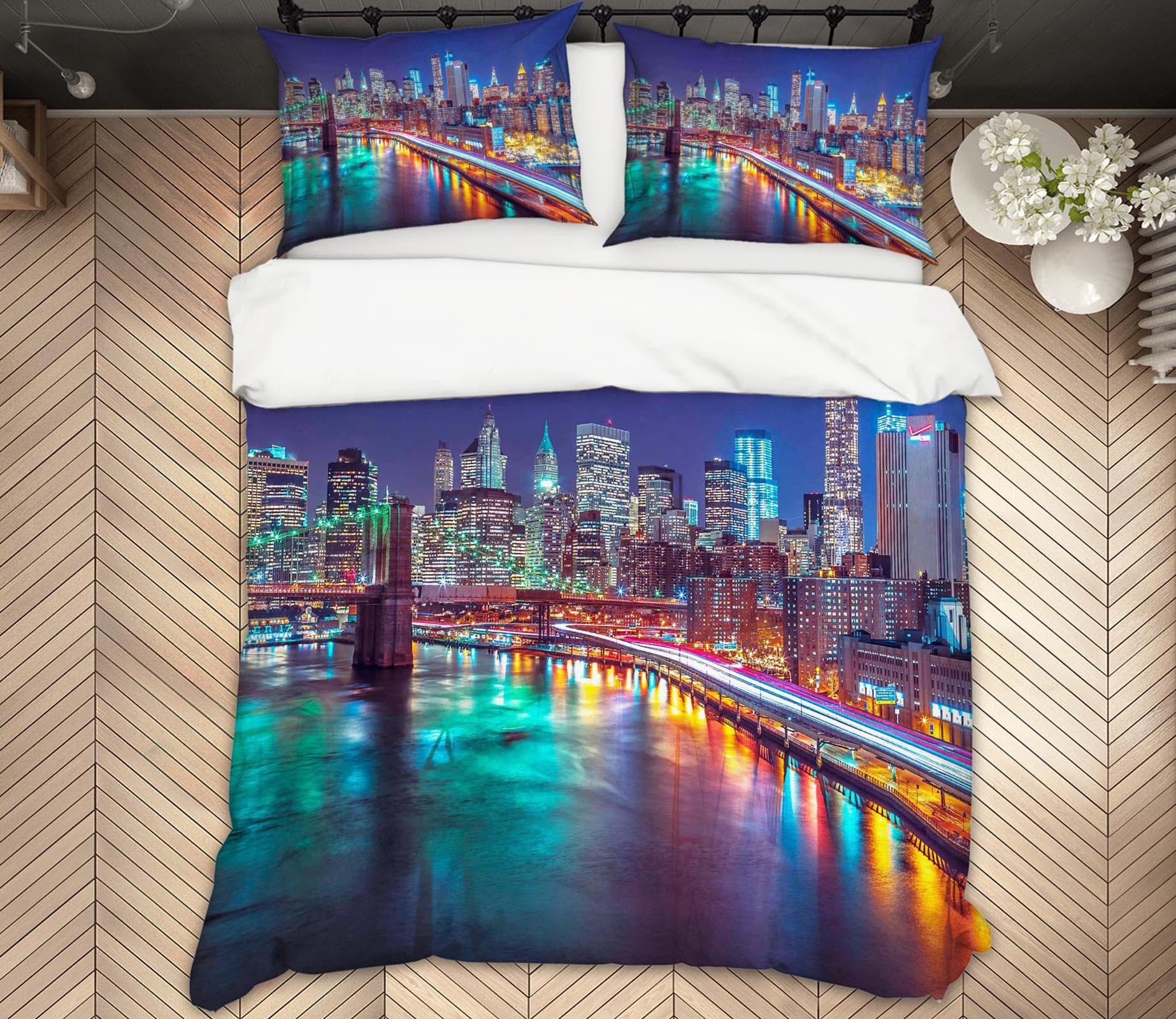 3D Paris Lights 2008 Assaf Frank Bedding Bed Pillowcases Quilt Quiet Covers AJ Creativity Home 