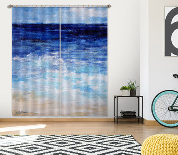 3D Ocean Blue 2181 Debi Coules Curtain Curtains Drapes