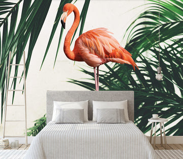 3D Flamingo Bird WG324 Wall Murals