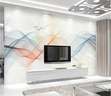 3D Colored Lines 175 Wall Murals Wallpaper AJ Wallpaper 2 