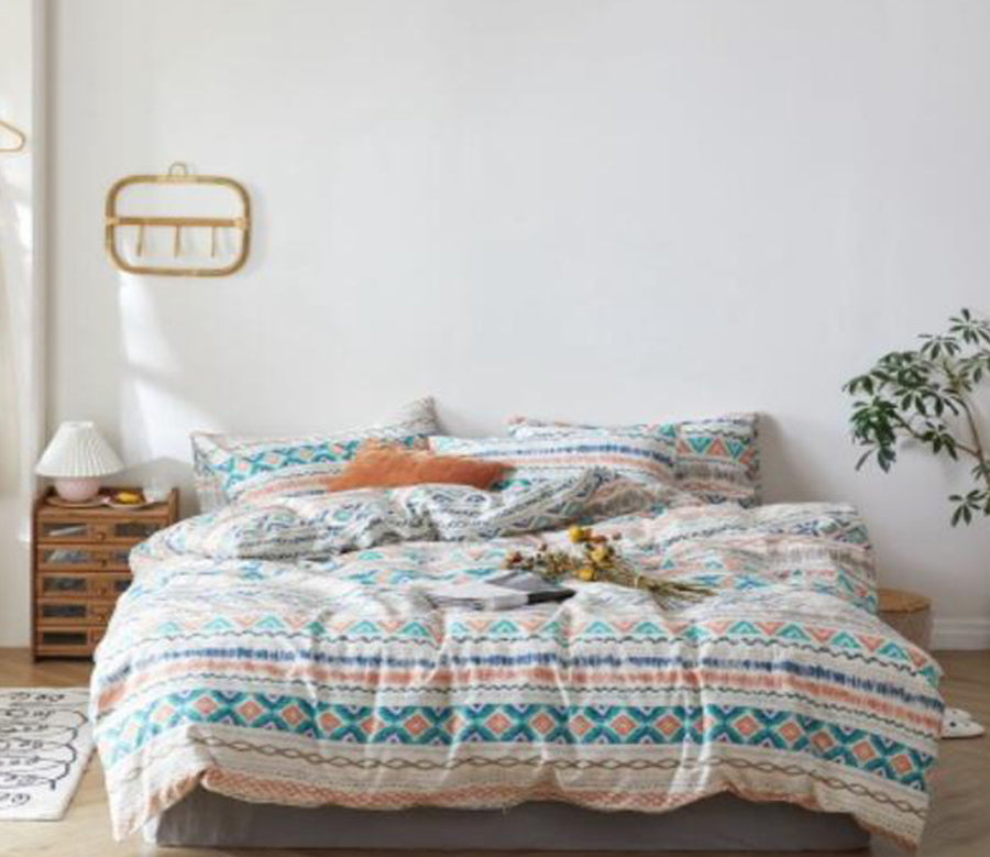 3D Color Texture 30022 Bed Pillowcases Quilt