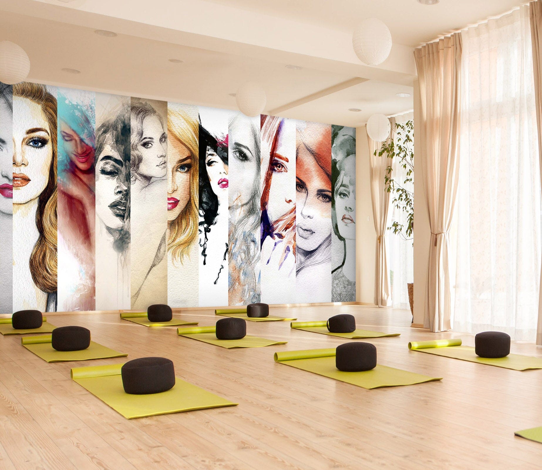 3D Beautiful Woman 112 Wall Murals Wallpaper AJ Wallpaper 2 