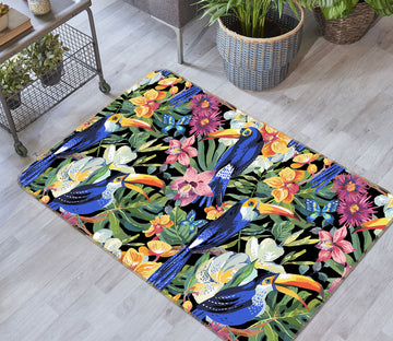 3D Flower 31042 Non Slip Rug Mat