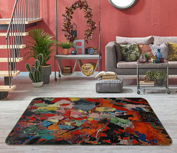 3D Red Pattern 1005 Allan P. Friedlander Rug Non Slip Rug Mat Mat AJ Creativity Home 