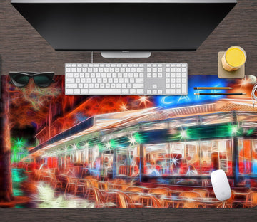 3D Colorful Neon 7732 Assaf Frank Desk Mat