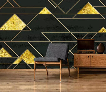 3D Golden Triangle 2860 Wall Murals Wallpaper AJ Wallpaper 2 
