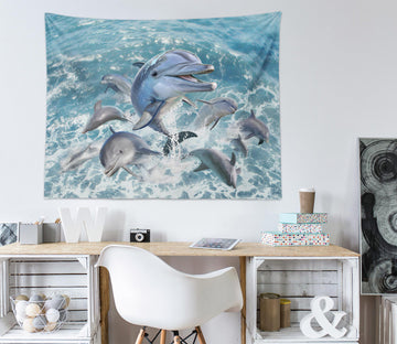 3D Dolphin 111127 Jerry LoFaro Tapestry Hanging Cloth Hang