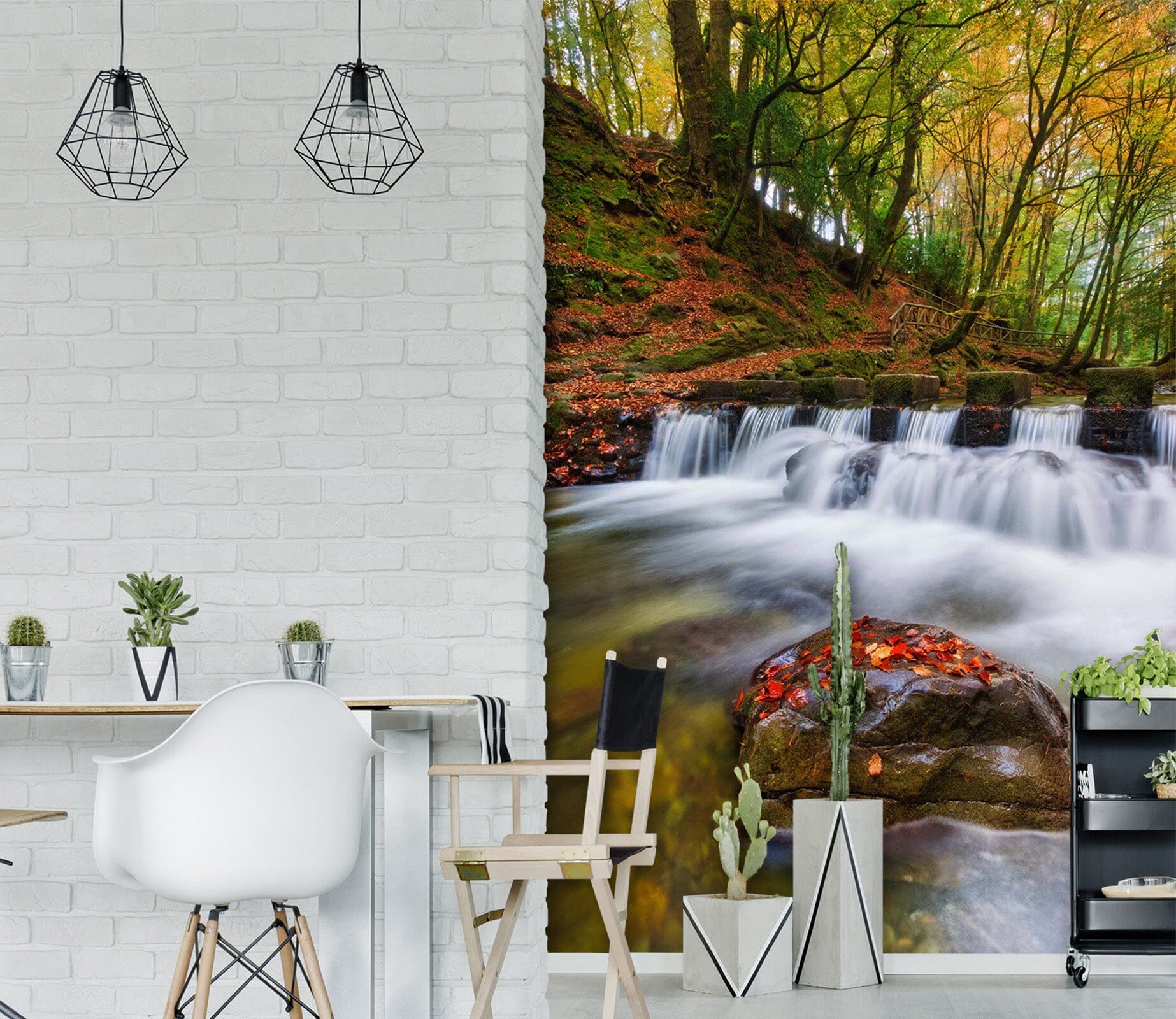 3D Forest Creek 2095 Wall Murals Wallpaper AJ Wallpaper 2 