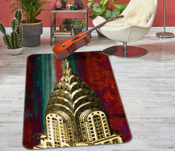3D Building Pattern 32147 Non Slip Rug Mat