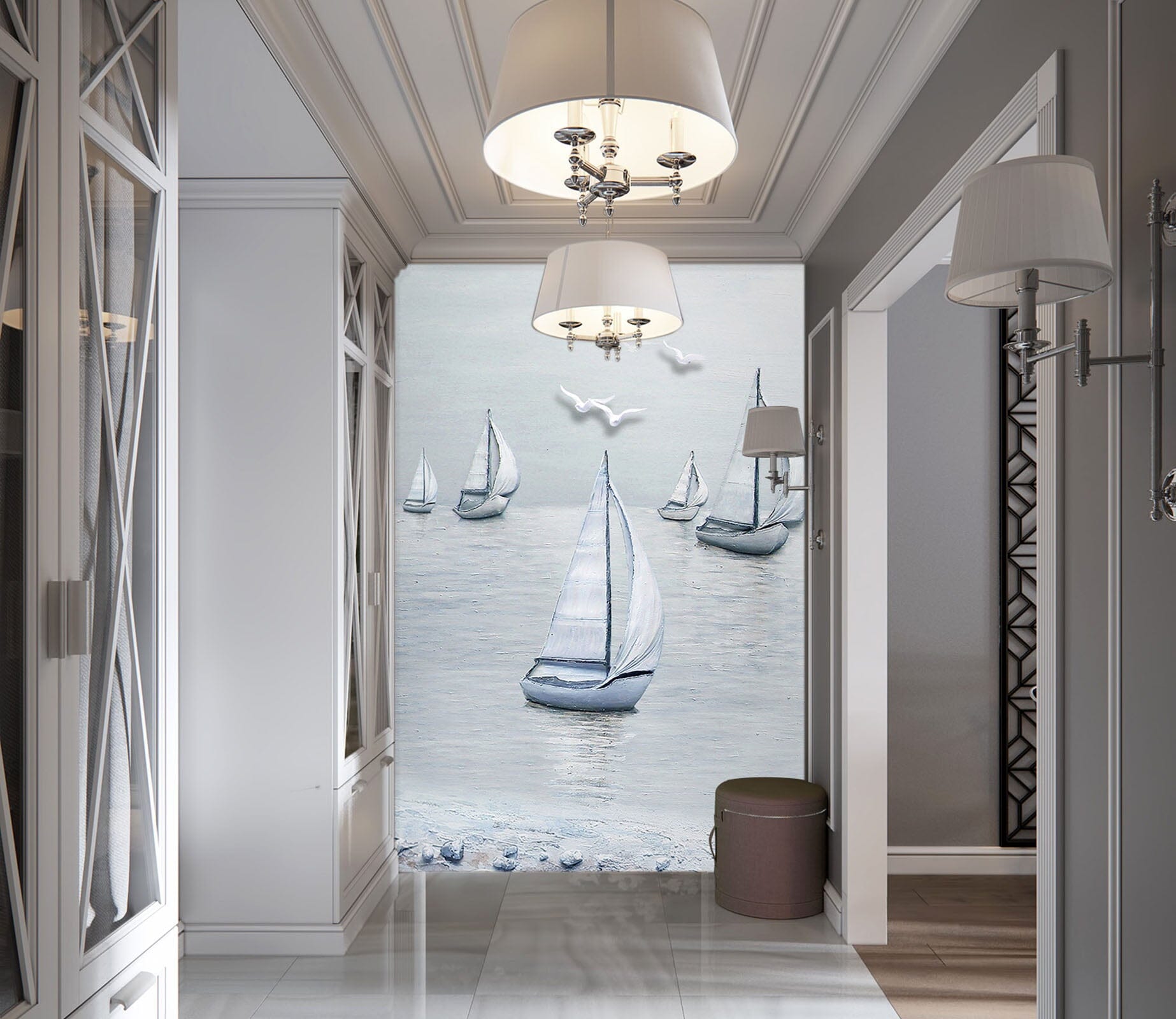 3D Sea Cruise 066 Wall Murals Wallpaper AJ Wallpaper 2 