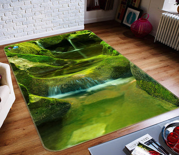 3D Green Grass 66143 Non Slip Rug Mat