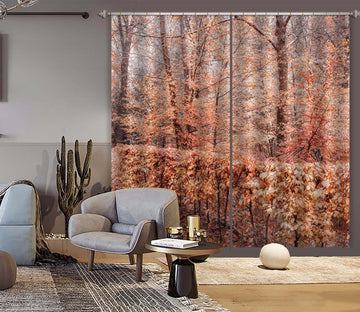 3D Autumn Leaves 6335 Assaf Frank Curtain Curtains Drapes