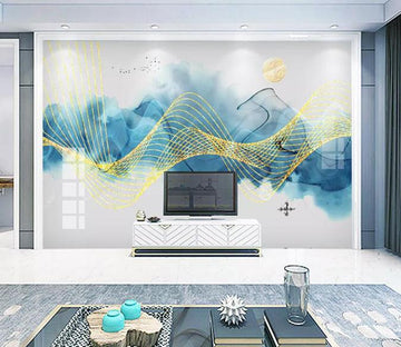 3D Colored Lines 194 Wall Murals Wallpaper AJ Wallpaper 2 