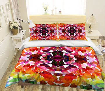 3D Colored Petals 2003 Shandra Smith Bedding Bed Pillowcases Quilt Quiet Covers AJ Creativity Home 