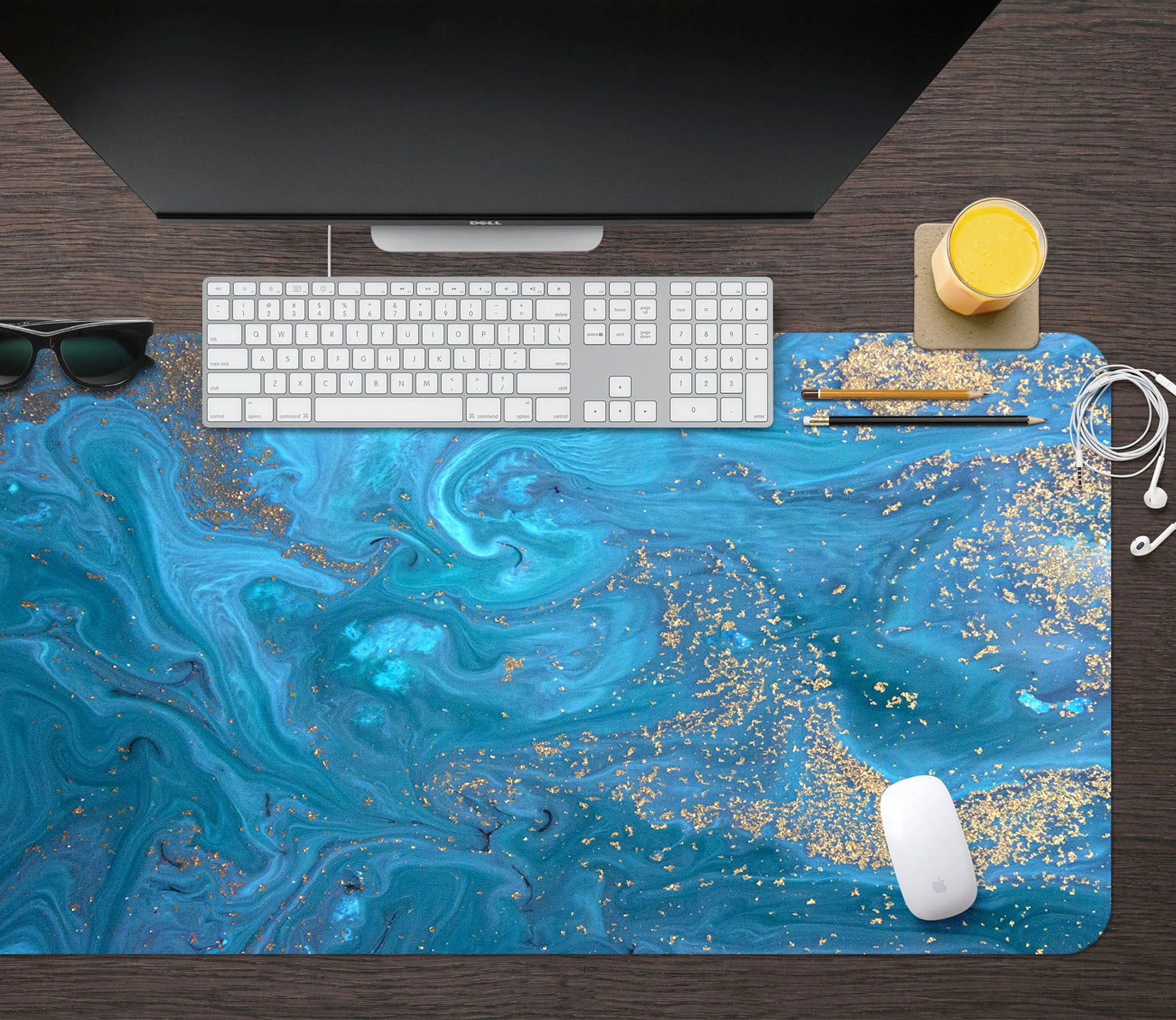 3D Blue Marble 17185 Desk Mat
