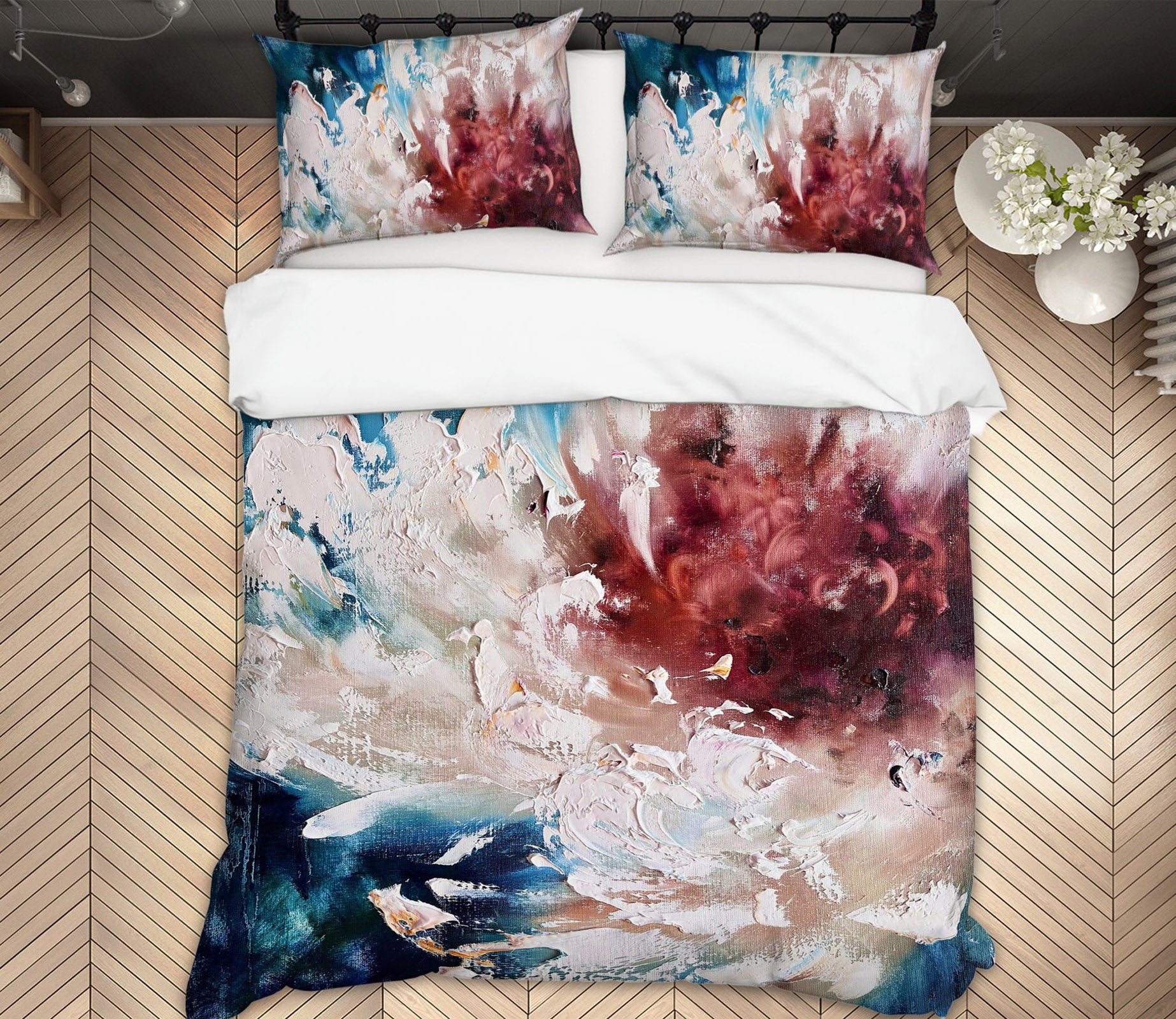 3D Painted Flowers 533 Skromova Marina Bedding Bed Pillowcases Quilt