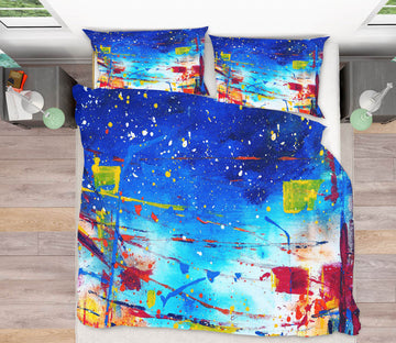 3D Color Flag Paint 60016 Bed Pillowcases Quilt
