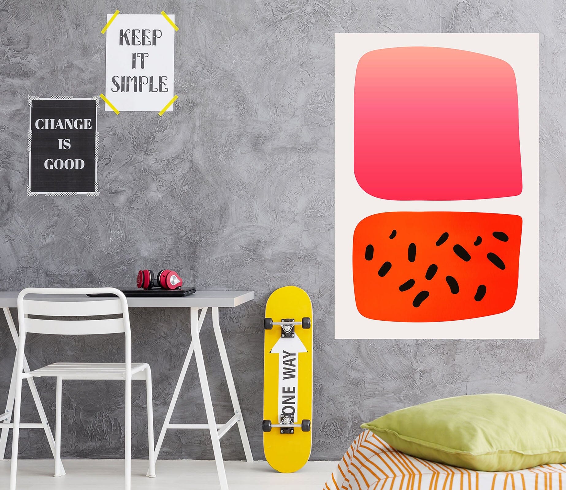 3D Abstract Watermelon 106 Boris Draschoff Wall Sticker Wallpaper AJ Wallpaper 2 