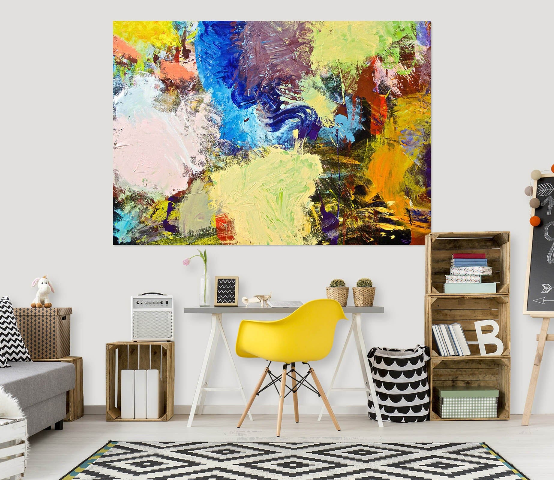 3D Painted Fireworks 014 Allan P. Friedlander Wall Sticker Wallpaper AJ Wallpaper 2 