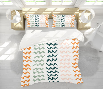 3D Colorful Curve 109161 Kashmira Jayaprakash Bedding Bed Pillowcases Quilt