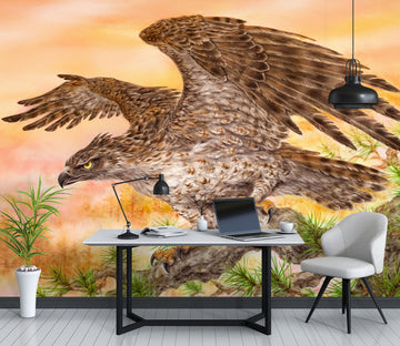 3D Animal Eagle 5421 Kayomi Harai Wall Mural Wall Murals